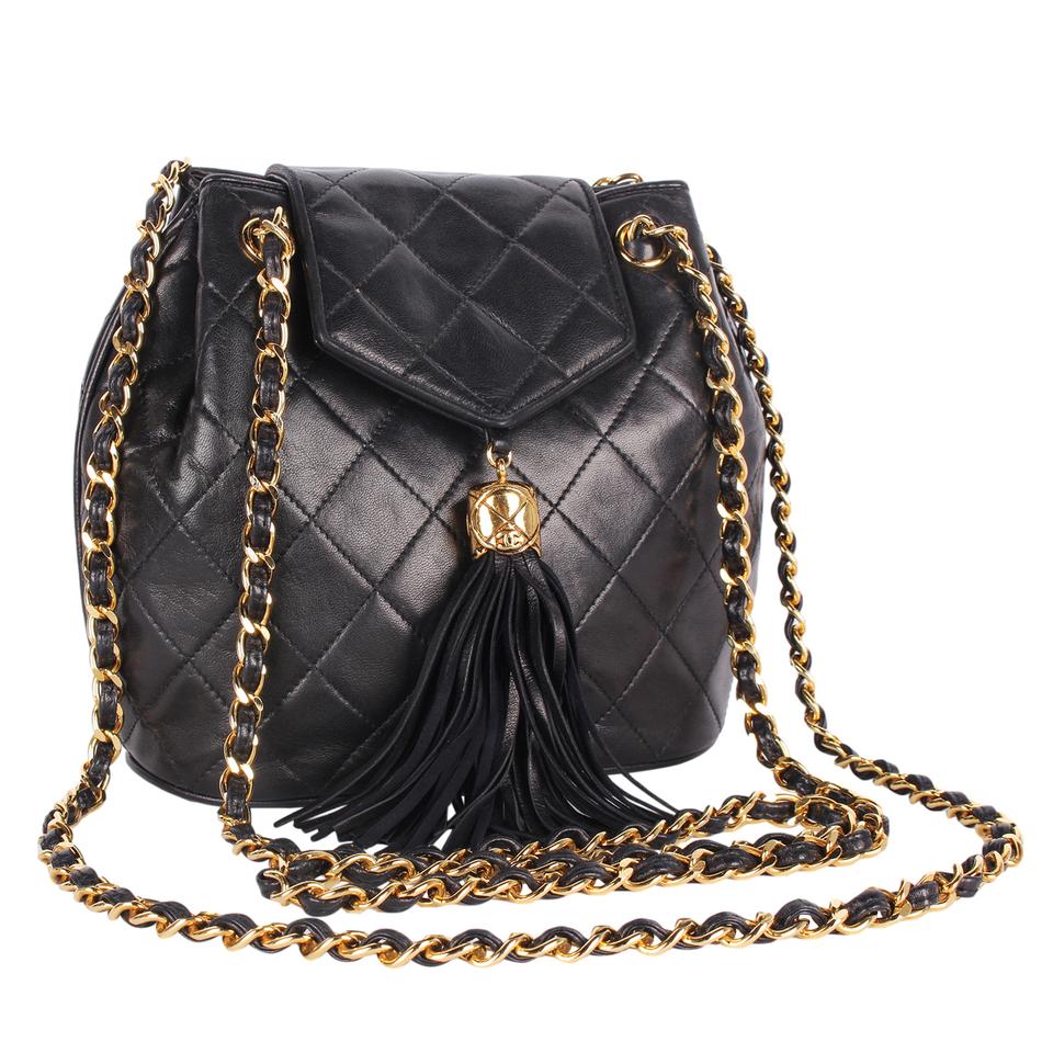 Chanel Classic Flap Lambskin Black Shoulder Bag