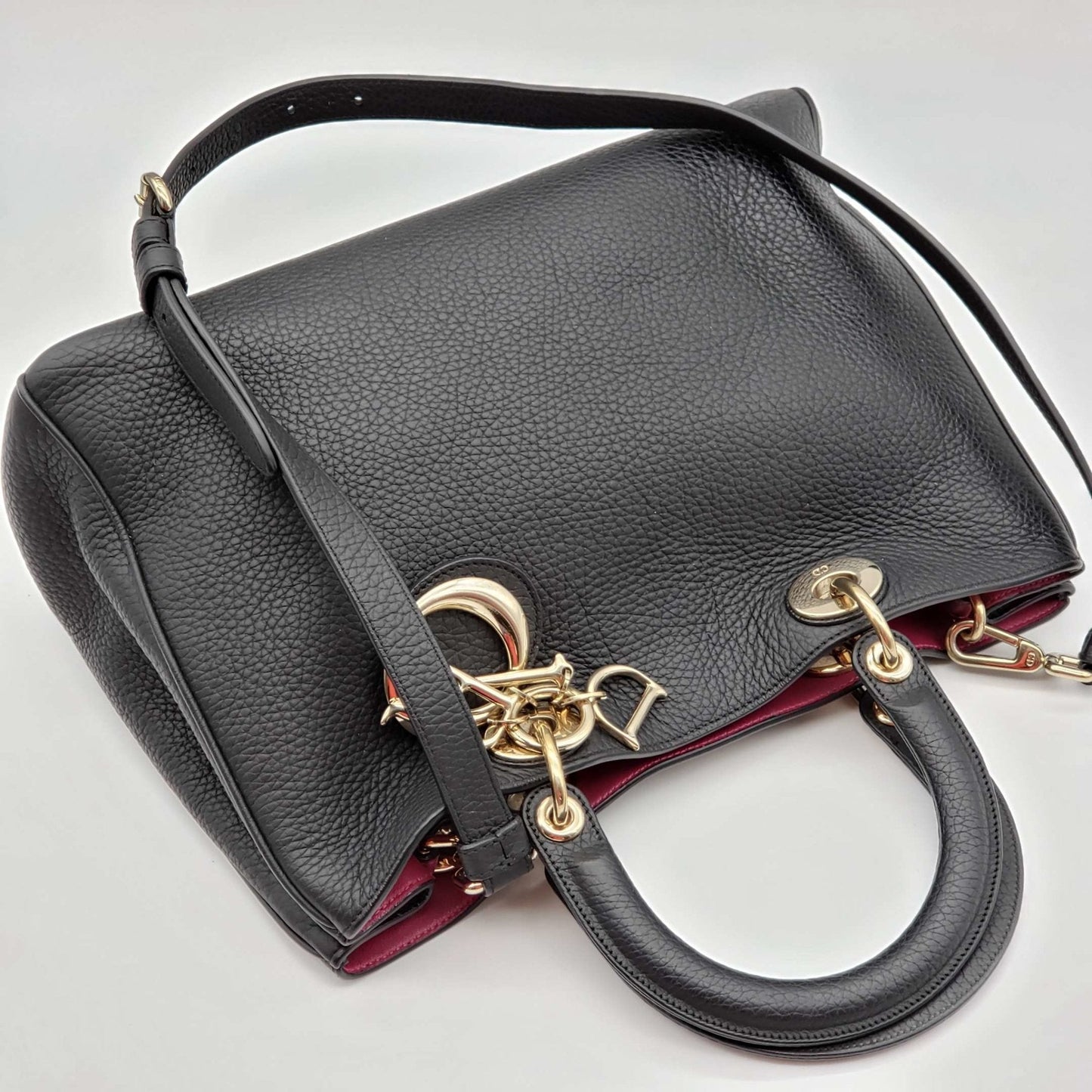 Christian Top quality Dior Top quality Diorissomo Black Handbag & Shoulder Bag