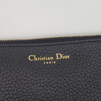 Christian Dior Leather Black Wristlet