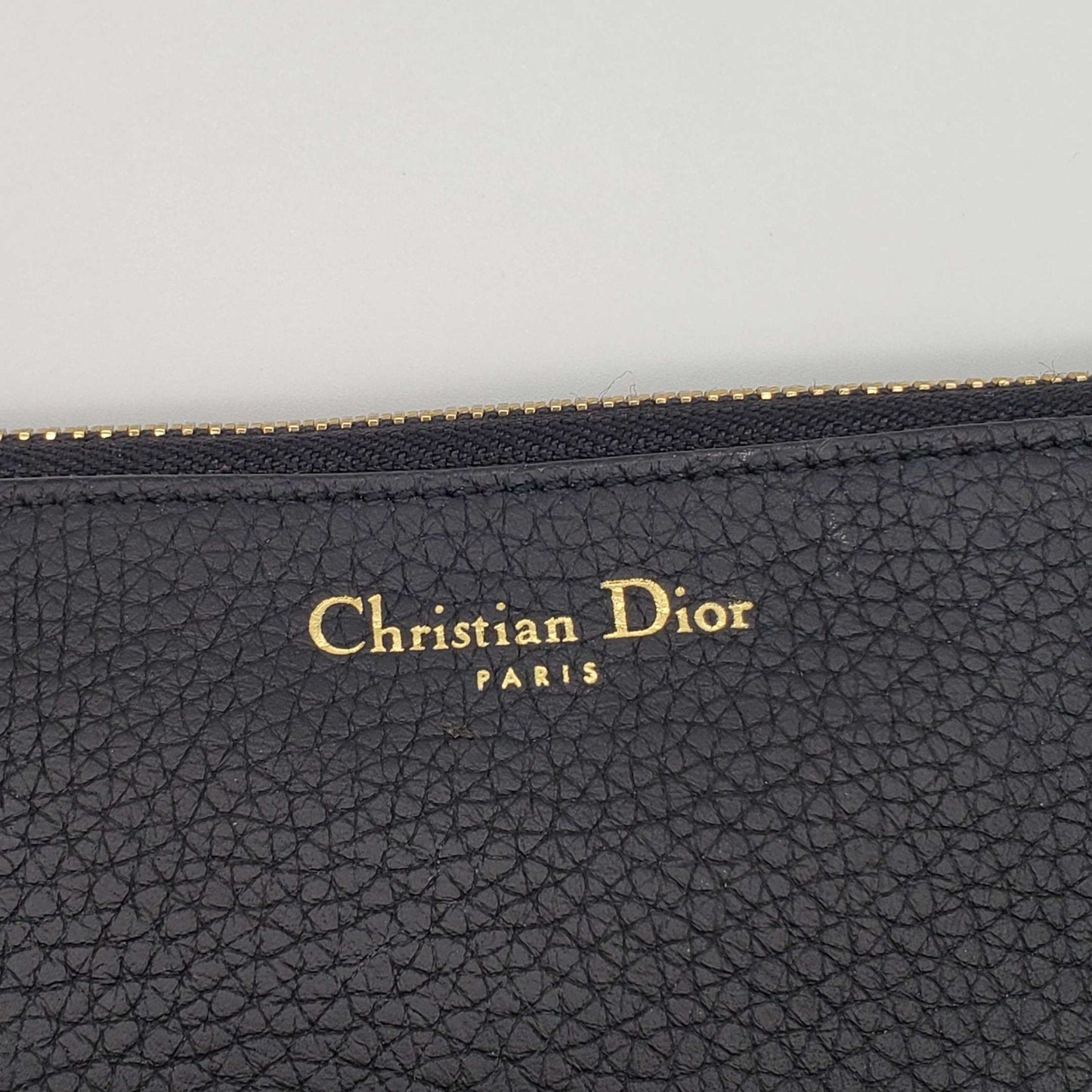 Christian Top quality Dior Leather Black Wristlet