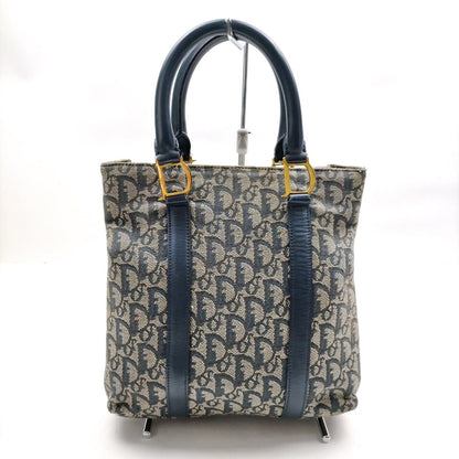 Christian Top quality Dior  Navy Blue Canvas Hand Bag