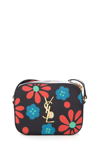 YSL Multi Floral Camera Cross-Body