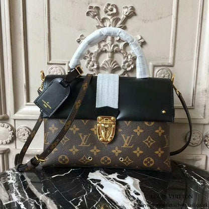 Louis Vuitton One Handle Flap Bag MM Monogram