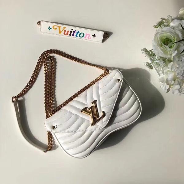 Louis Vuitton New Wave Chain Bag MM White