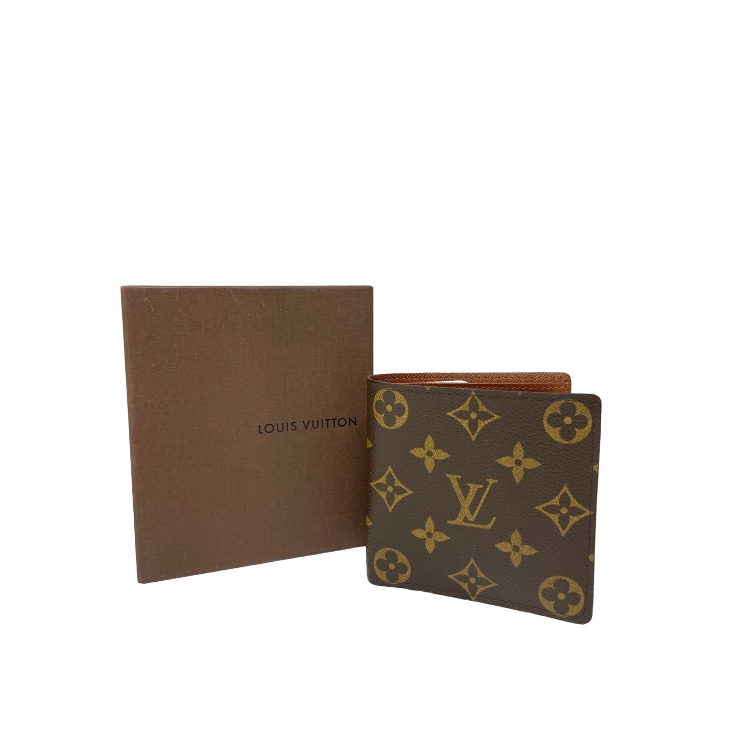 LOUIS VUITTON Louis Vuitton Monogram Men's Bifold Wallet - Brown