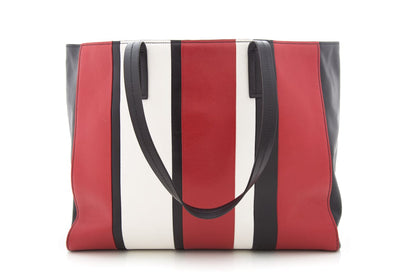 Prada Multi Striped Leather Tote
