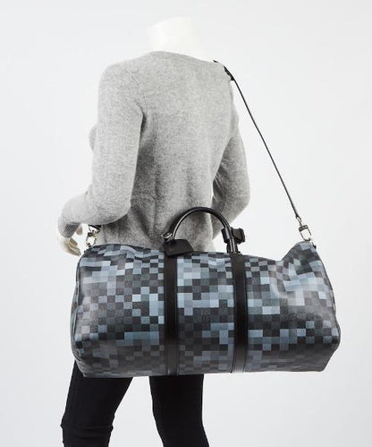 Louis Vuitton Keepall Bandoulière 50 Gray Pixel