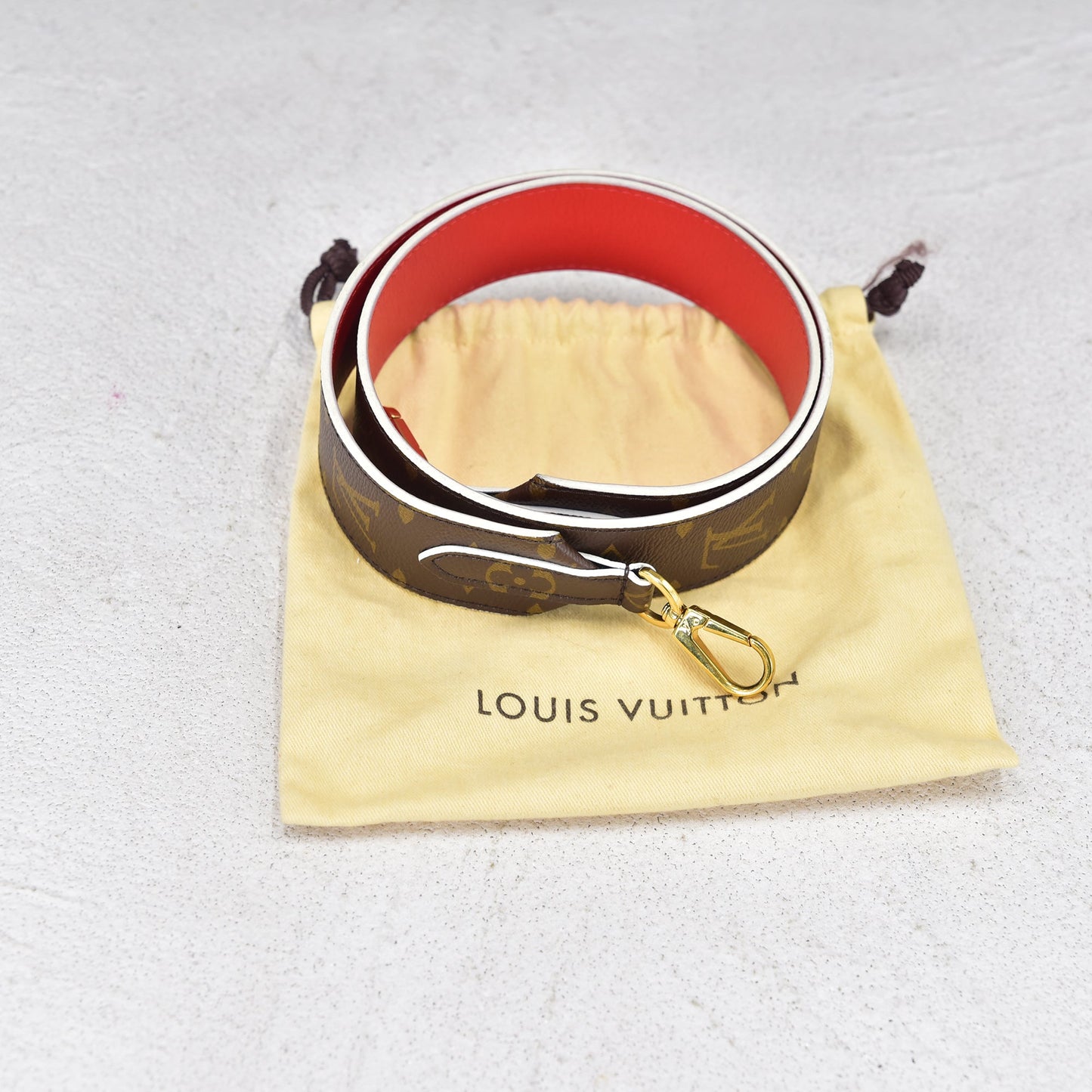 LOUIS VUITTON Monogram Bandouliere Strap