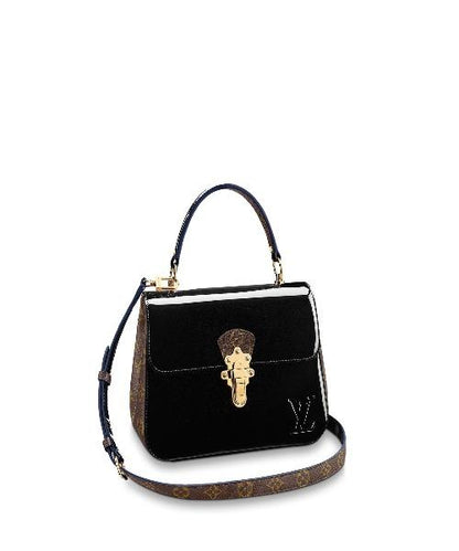 Louis Vuitton Cherrywood PM Patent Leather Black