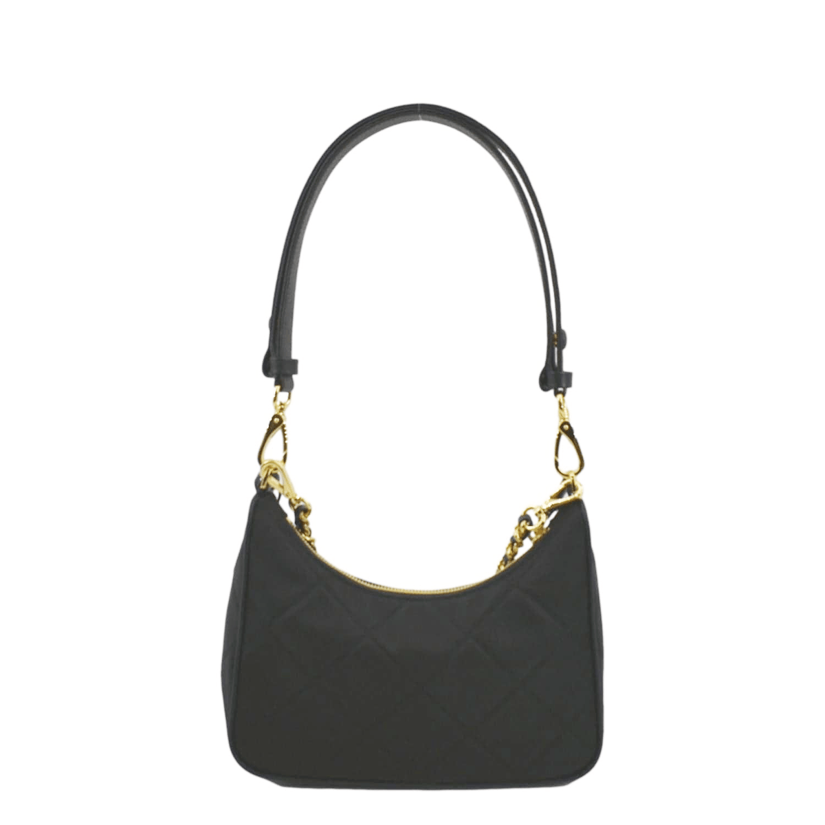 PRADA Re-Edition 1995 Re-Nylon Chain Shoulder Bag Black
