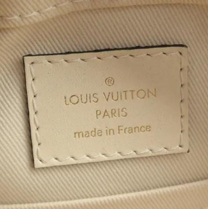 LOUIS VUITTON Saintonge Monogram Canvas Shoulder Bag Cream