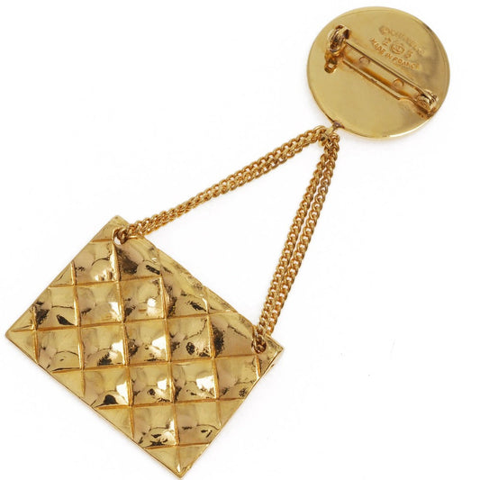 Chanel Chanel Coco Brooch Matrasse Bag Motif   G  Manufactured in France in 1988 about 18.3g COCO Mark