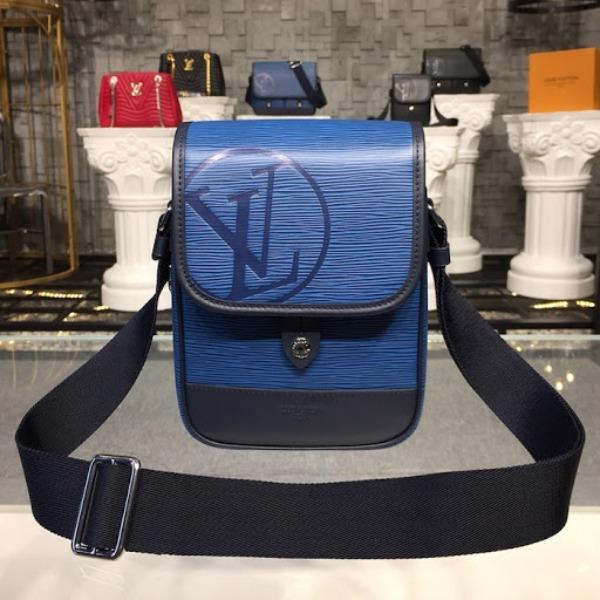 Louis Vuitton Messenger Bag Epi Leather Blue