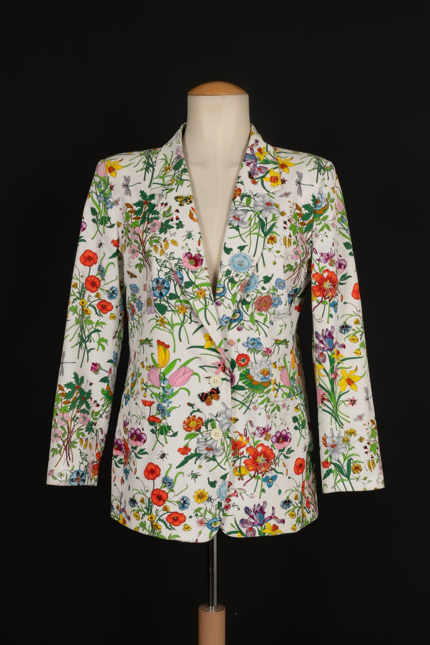 Veste fleurie Gucci
