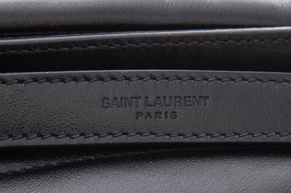 YSL Black Matelasse Calfskin Handbag