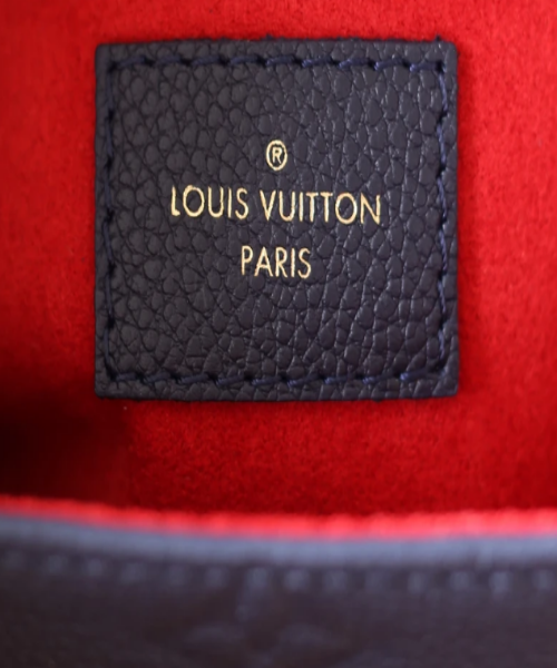 Louis Vuitton Saint Sulpice PM Monogram Empreinte Leather Marine Rouge