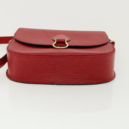 LOUIS VUITTON Epi Saint Cloud GM Shoulder Bag Red M52197 LV Auth ep218