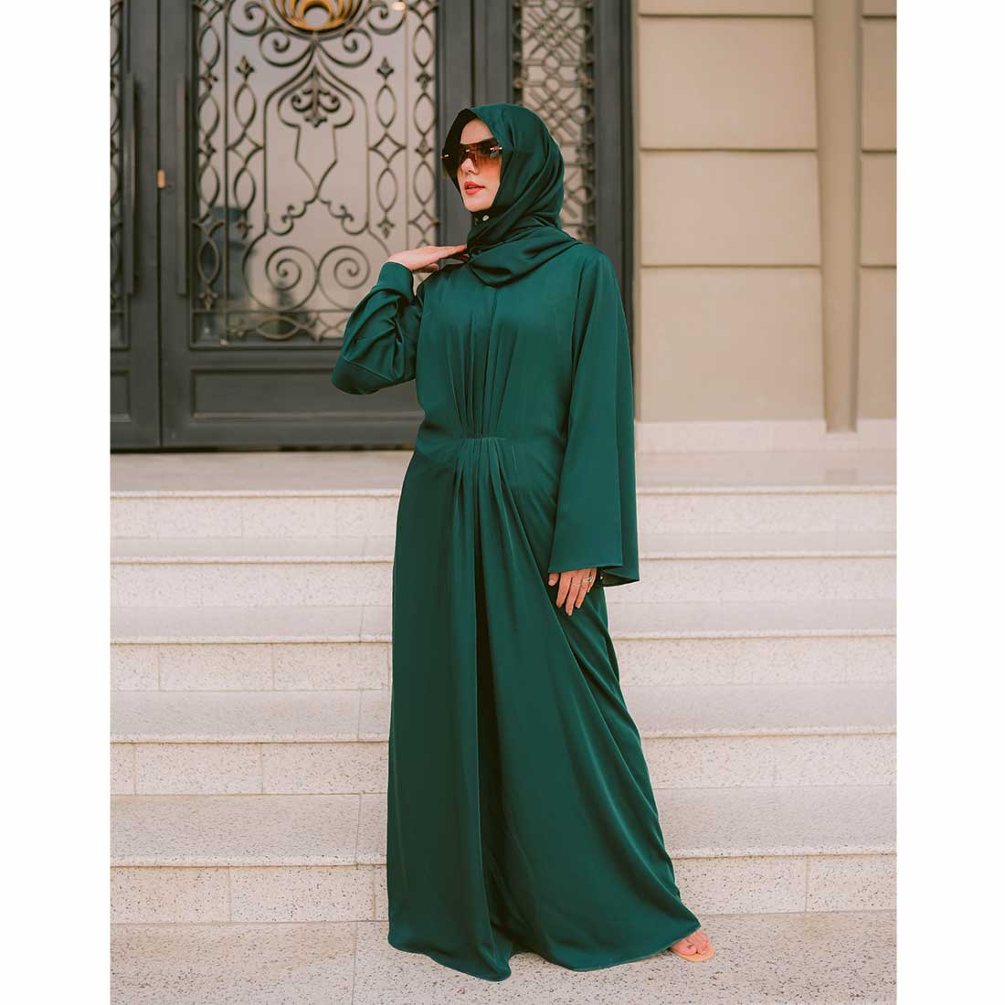 The Royal Abaya (Emerald Green)