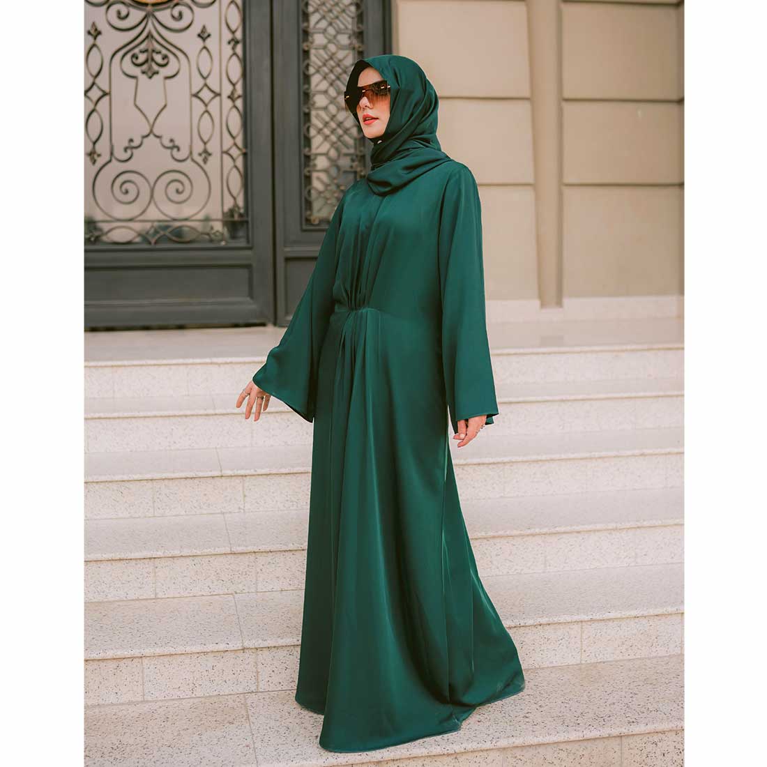 The Royal Abaya (Emerald Green)