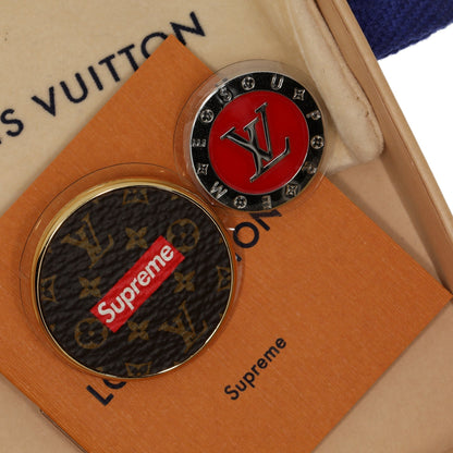 LOUIS VUITTON X SUPREME X Supreme Brooch in Multicolor Steel