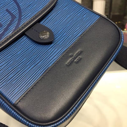 Louis Vuitton Messenger Bag Epi Leather Blue