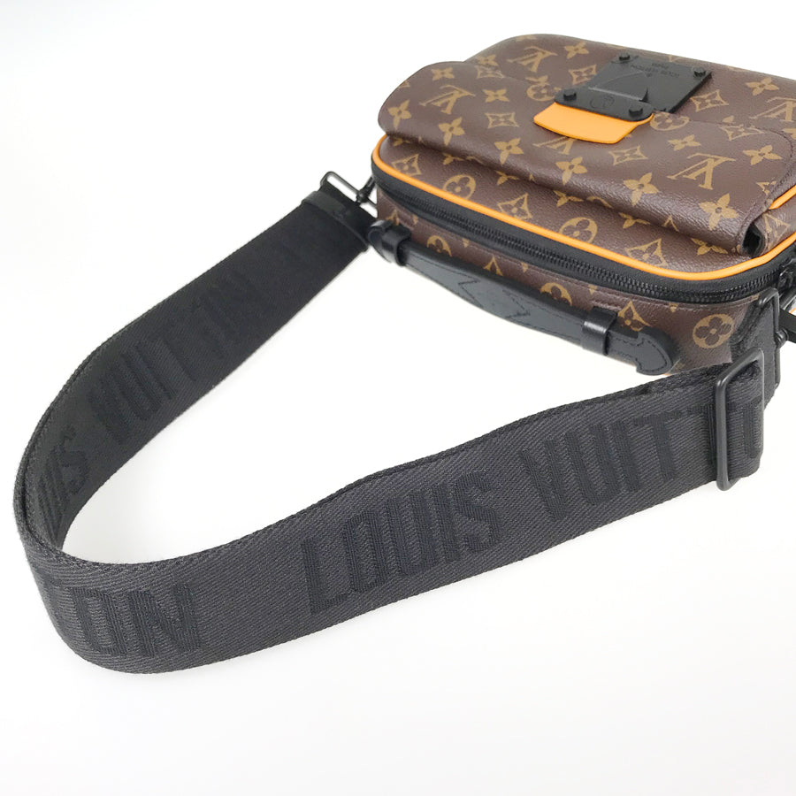 LOUIS VUITTON Monogram Macassar S Lock Messenger M46688 Shoulder bag