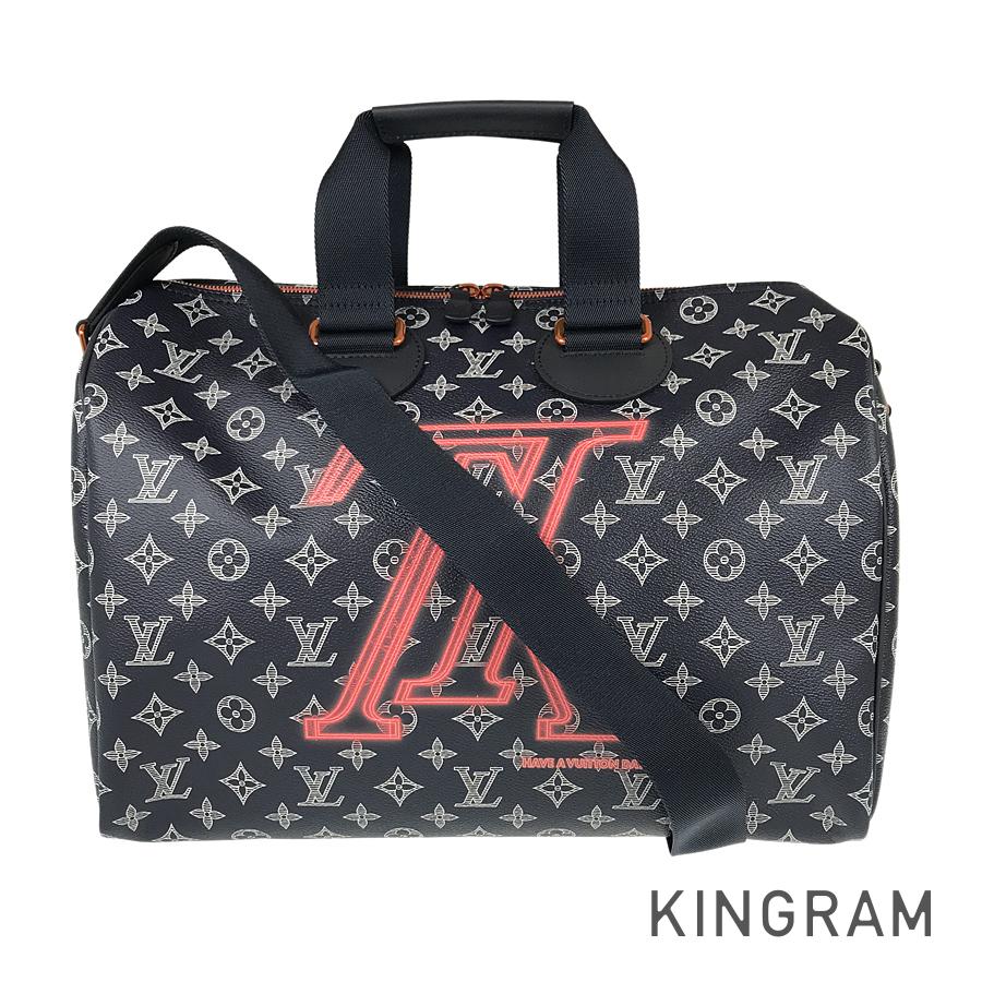 LOUIS VUITTON Monogram Ink Speedy Bandolier 40 Handbag M43697 Boston bag