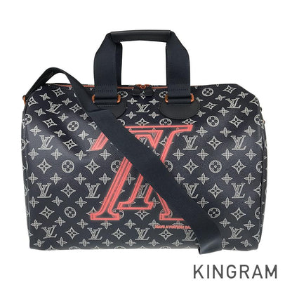 LOUIS VUITTON Monogram Ink Speedy Bandolier 40 Handbag M43697 Boston bag