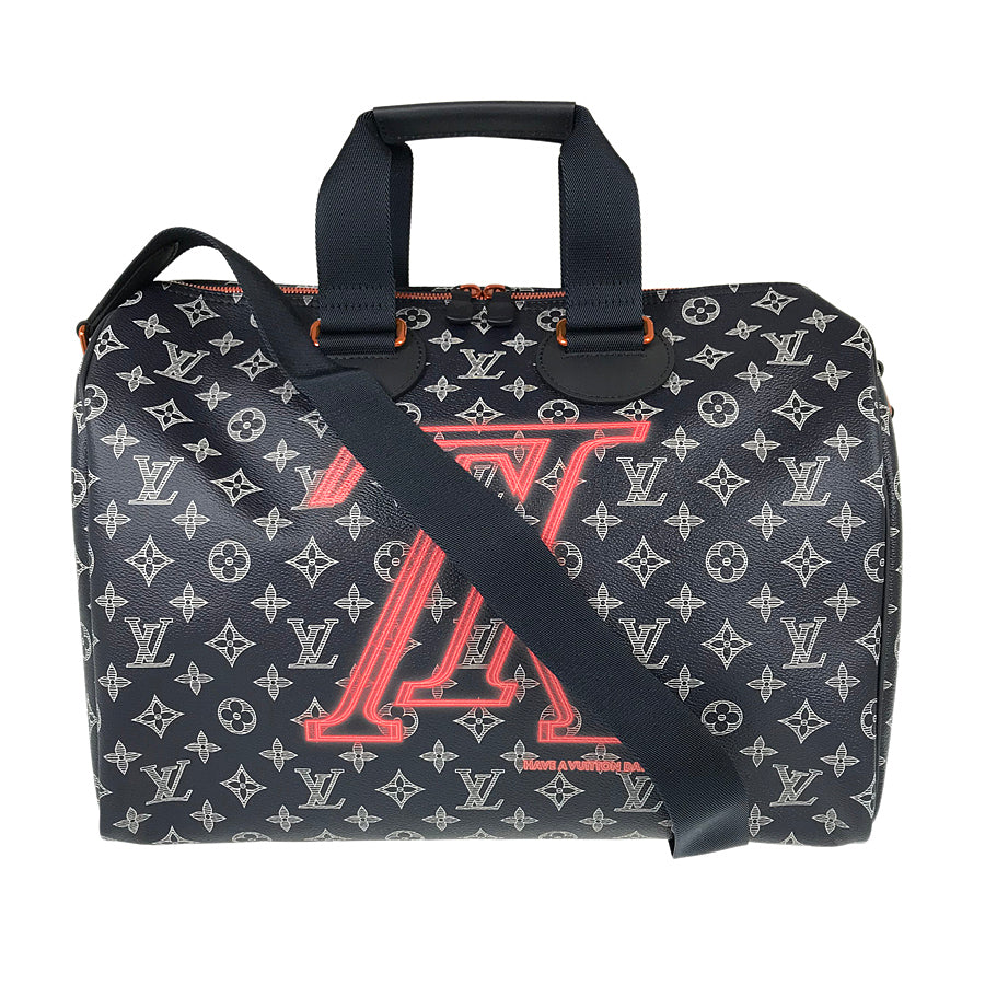 LOUIS VUITTON Monogram Ink Speedy Bandolier 40 Handbag M43697 Boston bag