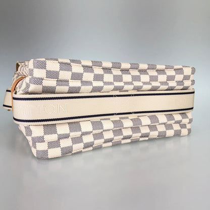 LOUIS VUITTON Damier Azur Naviglio N51189 Shoulder bag