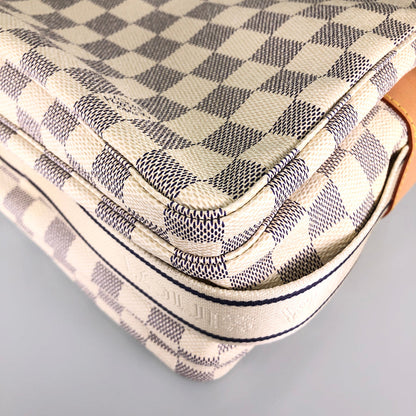 LOUIS VUITTON Damier Azur Naviglio N51189 Shoulder bag