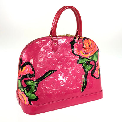 LOUIS VUITTON Vernis Rose Alma MM M93686 Hand bag