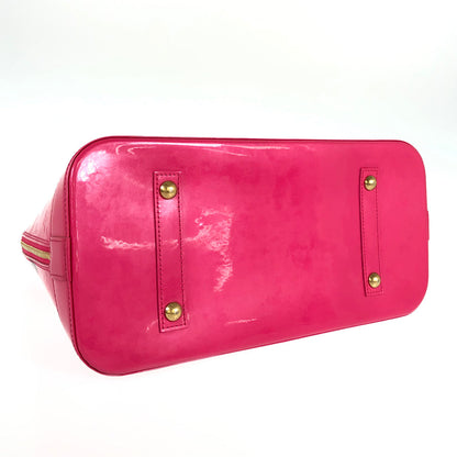 LOUIS VUITTON Vernis Rose Alma MM M93686 Hand bag