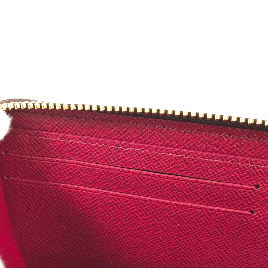 LOUIS VUITTON Monogram Portefeuille Clemence M60742 Long wallet Round zipper