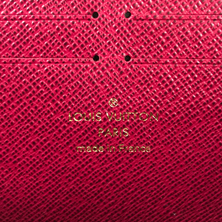 LOUIS VUITTON Monogram Portefeuille Clemence M60742 Long wallet Round zipper