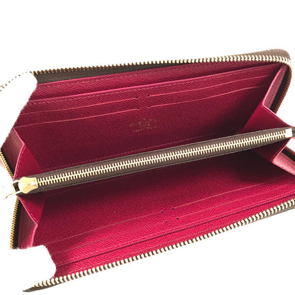 LOUIS VUITTON Monogram Portefeuille Clemence M60742 Long wallet Round zipper