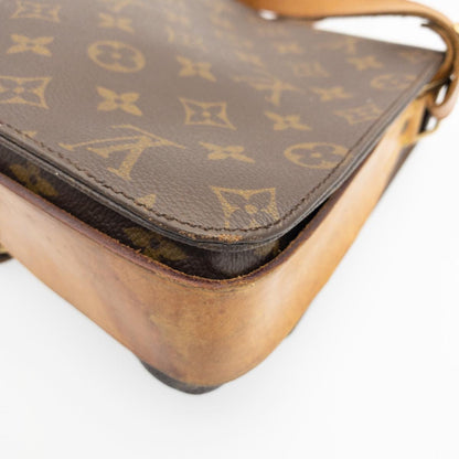 LOUIS VUITTON Monogram Cartouchiere GM Shoulder Bag M51252 LV Auth am1101g