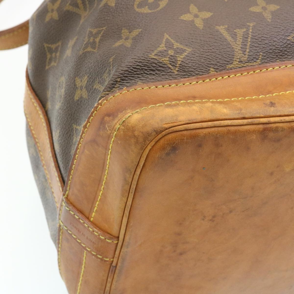 LOUIS VUITTON Monogram Noe Shoulder Bag M42224 LV Auth am1878g