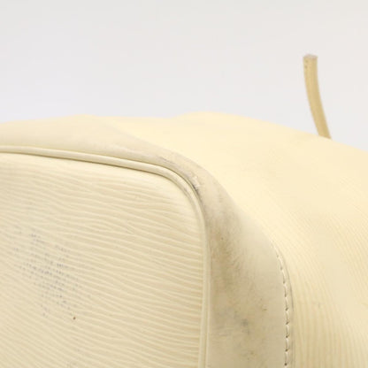 LOUIS VUITTON Epi Noe Shoulder Bag White M4084J LV Auth am2138g