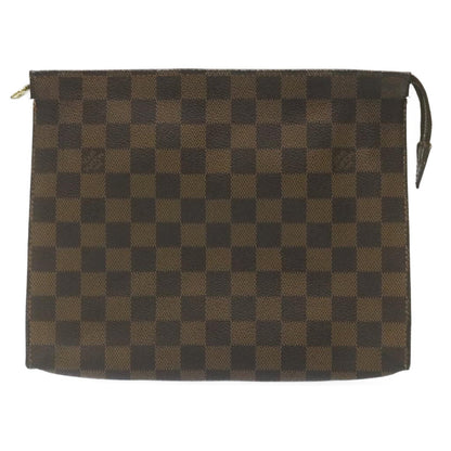LOUIS VUITTON Damier Ebene Poche Toilette 26 Pouch N47543 LV Auth am2290g