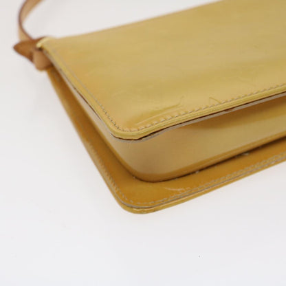 LOUIS VUITTON Monogram Vernis Lexington Pouch Beige Ｍ91010 LV Auth am2359g