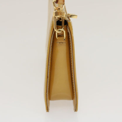 LOUIS VUITTON Monogram Vernis Lexington Pouch Beige Ｍ91010 LV Auth am2359g