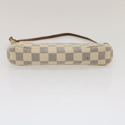 LOUIS VUITTON Damier Azur Mini Pochette Accessoires Pouch N58010 LV am2423g