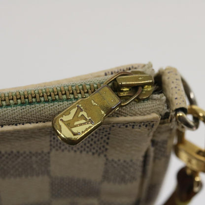LOUIS VUITTON Damier Azur Mini Pochette Accessoires Pouch N58010 LV am2423g