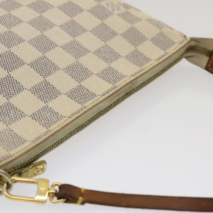 LOUIS VUITTON Damier Azur Mini Pochette Accessoires Pouch N58010 LV am2423g