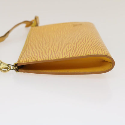 LOUIS VUITTON Epi Pochette Accessoires Pouch Yellow M52989 LV Auth am2512g