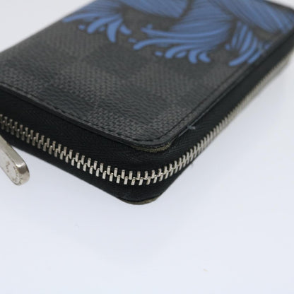 LOUIS VUITTON Graffit Christopher Nemes Zippy Coin Purse N41687 Auth am2524gA