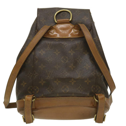 LOUIS VUITTON Monogram Montsouris MM Backpack M51136 LV Auth am2571g