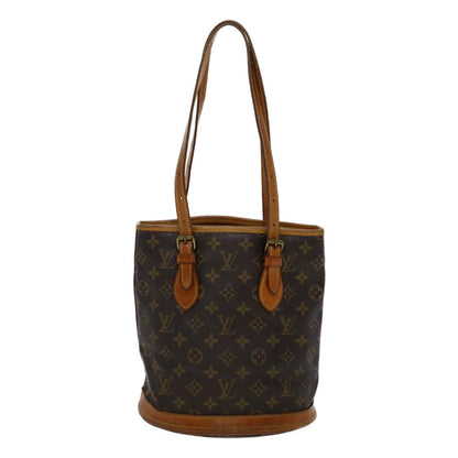 LOUIS VUITTON Monogram Bucket PM Shoulder Bag M42238 LV Auth am2619g
