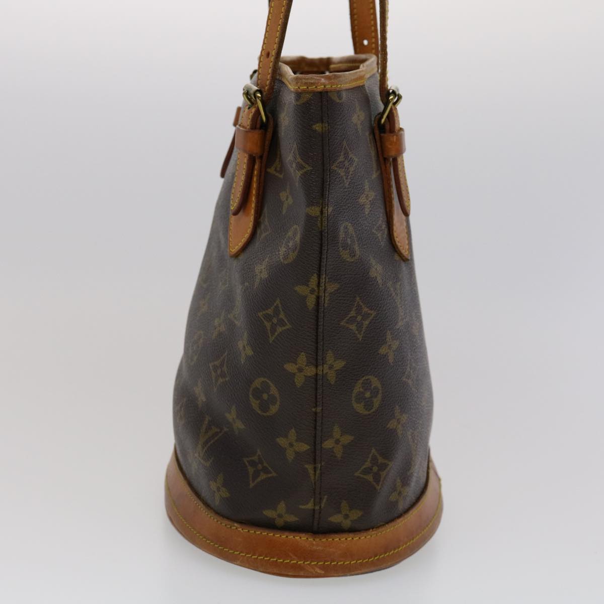 LOUIS VUITTON Monogram Bucket PM Shoulder Bag M42238 LV Auth am2619g